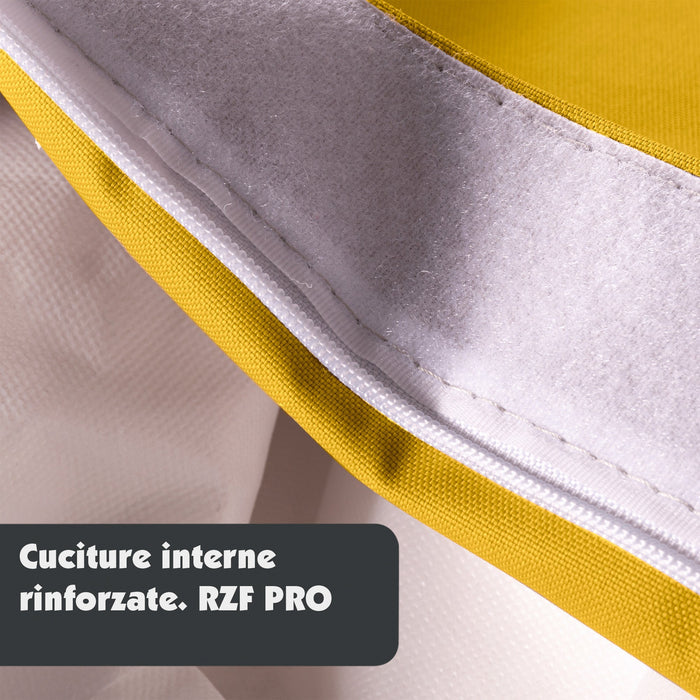 Pouf Cuscino Thin gigante sacca vuota in tessuto antistrappo impermeabile Jive per interno dim.200x140cm
