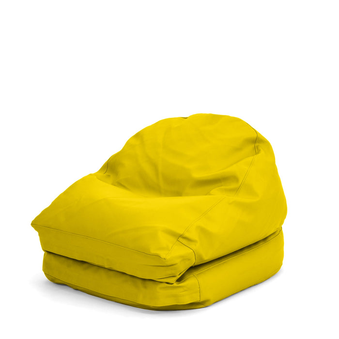 Avalon Pouf Poltrona/Letto Double Jazz in Ecopelle Imbottito Made in Italy dim:  95X75 cm