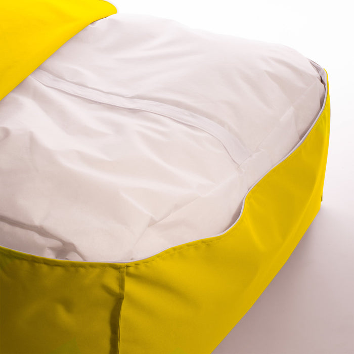 Pouf Deluz per esterno in tessuto poliestere Samba dim: 98x98x40 cm
