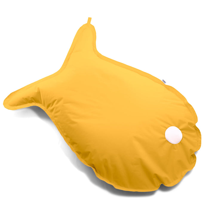 Pouf Cuscino Squama Big Galleggiante Avalon in tessuto poliestere Samba per esterno Dim: 180x125xH30cm