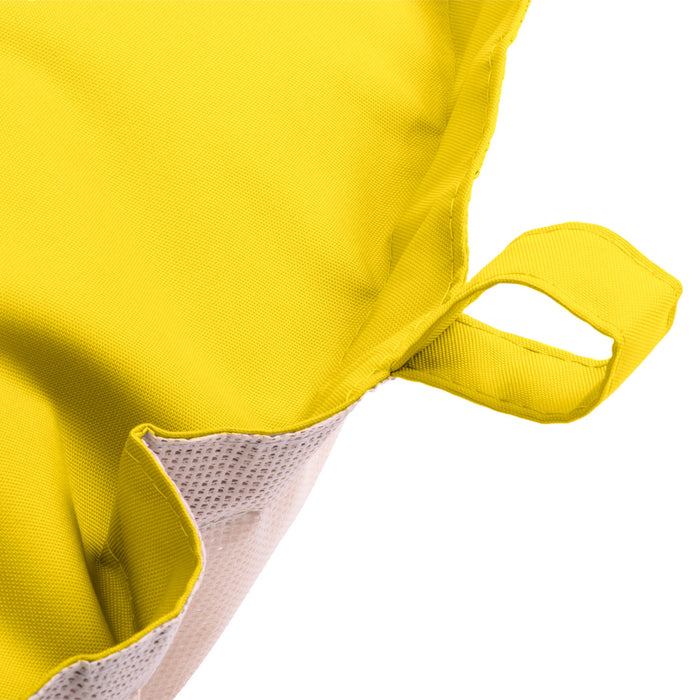 Pouf Cuscino Boa Galleggiante Avalon in tessuto poliestere Samba per esterno. Dim: Ø135xH30 cm