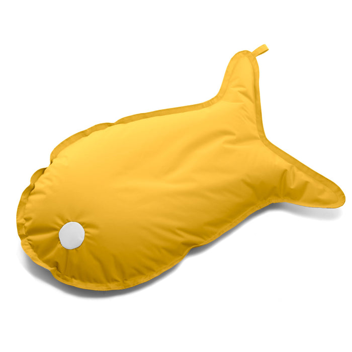 Pouf Cuscino Squama Galleggiante Avalon in tessuto poliestere Samba per esterno. Dim: 145x99xH30cm