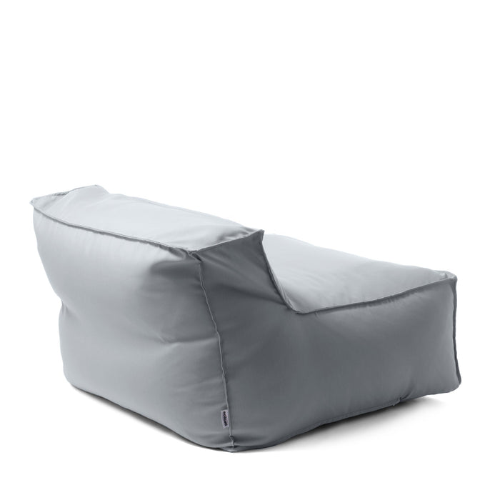 Pouf poltrona 1 posto Deluz Avalon in tessuto Tropical per esterno. Dim: 98x98x65 cm