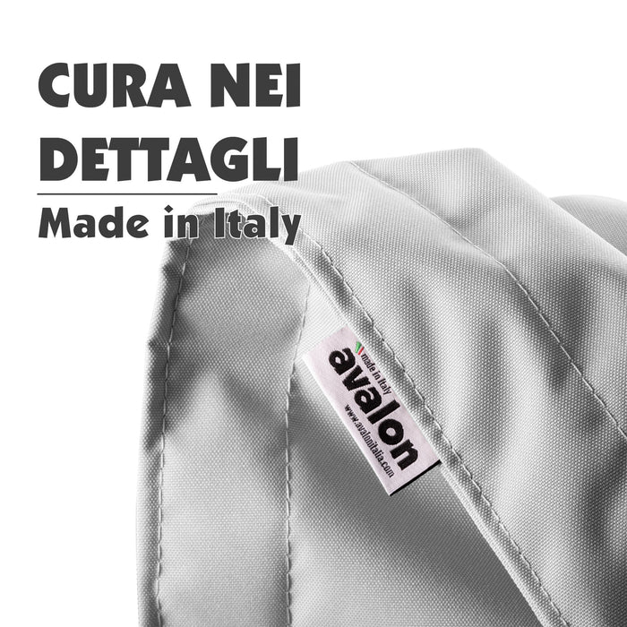Pouf Cuscino Thin gigante sacca vuota in tessuto antistrappo impermeabile Jive per interno dim.200x140cm