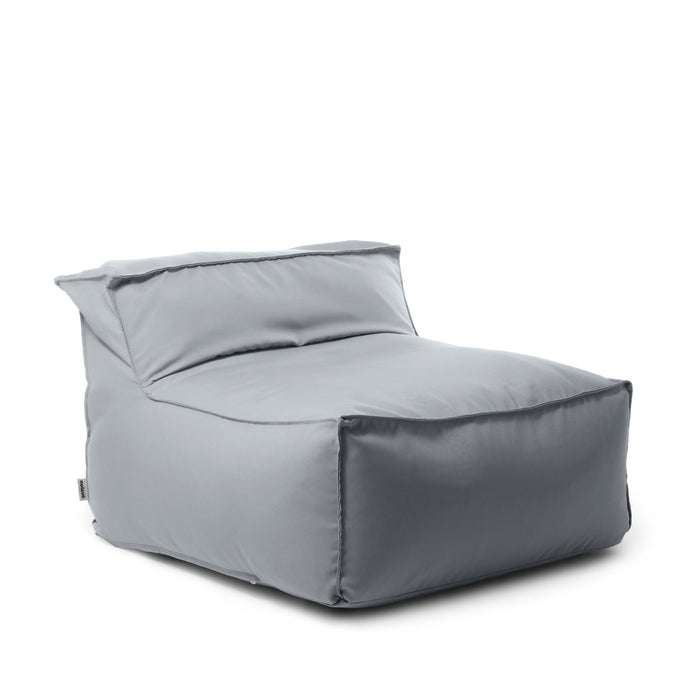 Pouf poltrona 1 posto Deluz Avalon in tessuto Tropical per esterno. Dim: 98x98x65 cm