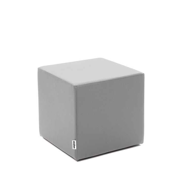 Avalon Pouf Rigido Cubo Finta pelle Jazz per Interno ed Esterno. Dim: Larg. 40 cm X Prof. 40 cm X Alt. 43 cm