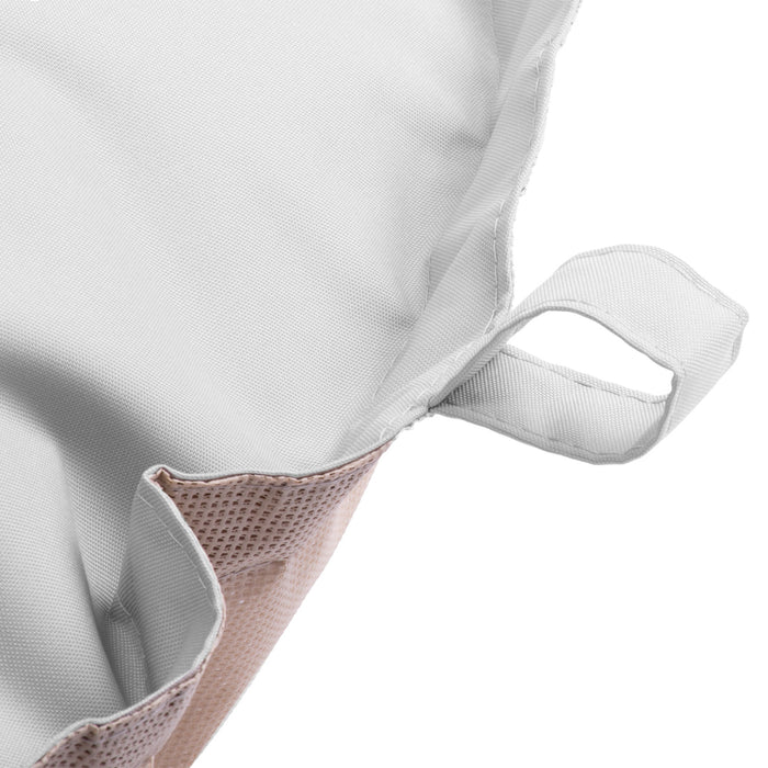 Pouf Cuscino Boa Galleggiante Avalon in tessuto poliestere Samba per esterno. Dim: Ø135xH30 cm
