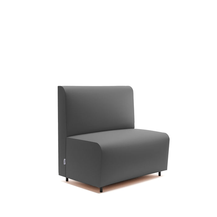 Divanetto Essence 2 posti per Ristoranti in finta pelle Mamba Dim 100x62xH88
