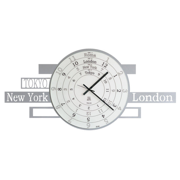 Jet-Lag -Orologio moderno da parete - Arti e Mestieri