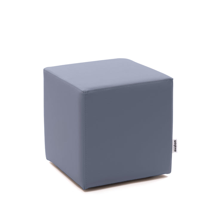 Avalon Pouf Rigido Cubo Similpelle Mamba Trendy Classe 1-IM Ignifugo per Interno ed Esterno. Dim: Larg. 35 cm X Prof. 35 cm X Alt. 35 cm