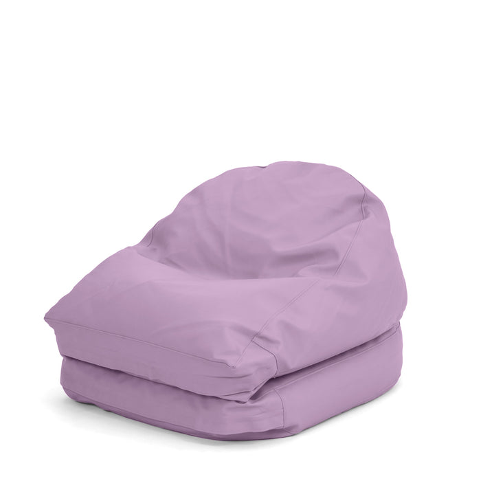 Avalon Pouf Poltrona/Letto Double Jazz in Ecopelle Imbottito Made in Italy dim:  95X75 cm