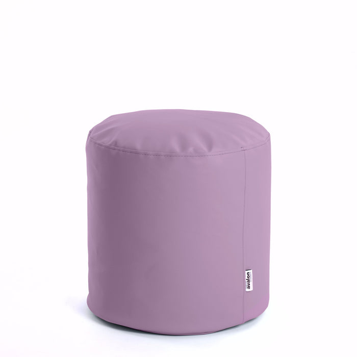 Avalon Pouf Cilindro Jazz Similpelle Diam. 45 cm, Alt. 45 cm