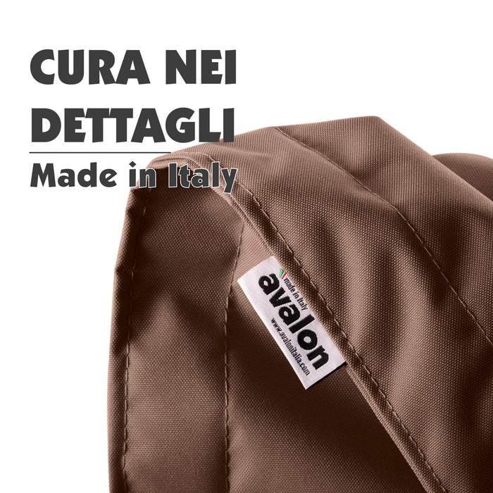 Pouf Cuscino Thin gigante sacca vuota in tessuto antistrappo impermeabile Jive per interno dim.200x140cm