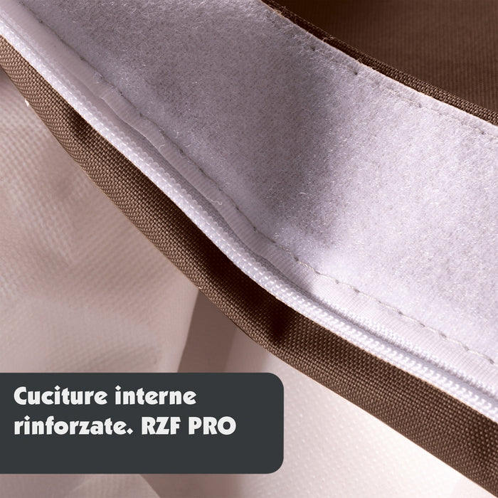 Pouf Cuscino Thin gigante sacca vuota in tessuto antistrappo impermeabile Jive per interno dim.200x140cm