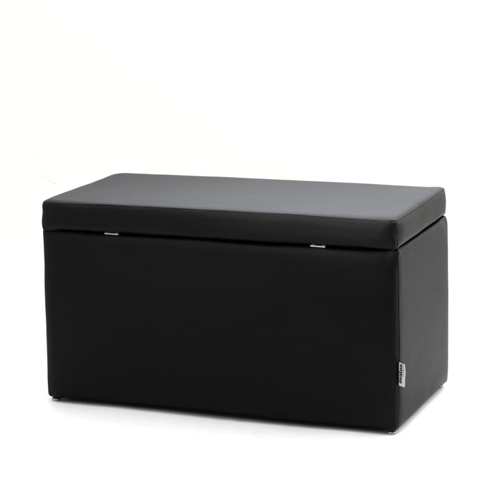 Pouf Contenitore PLUTO 82 cm Finta pelle Trendy - Avalon