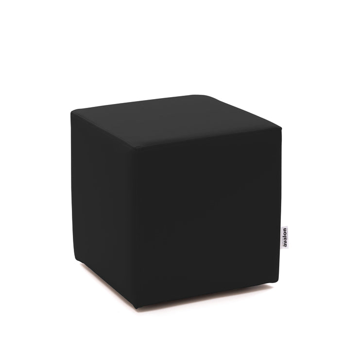 Avalon Pouf Rigido Cubo Similpelle Mamba Trendy Classe 1-IM Ignifugo per Interno ed Esterno. Dim: Larg. 35 cm X Prof. 35 cm X Alt. 35 cm