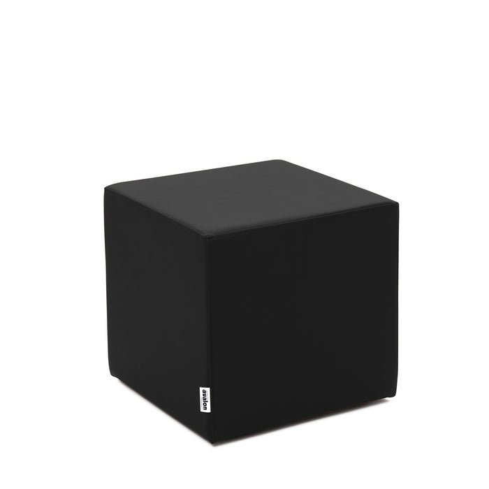 Avalon Pouf Rigido Cubo Finta pelle Jazz per Interno ed Esterno. Dim: Larg. 40 cm X Prof. 40 cm X Alt. 43 cm