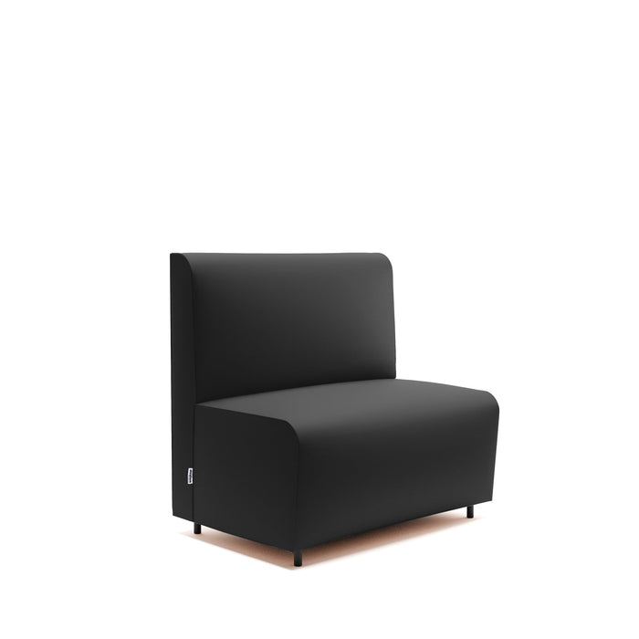 Divanetto Essence 2 posti per Ristoranti in finta pelle Mamba Dim 100x62xH88