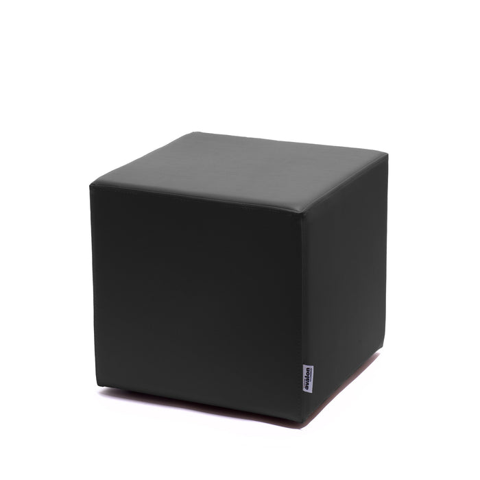 Avalon Pouf Rigido Cubo Similpelle Mamba Trendy Classe 1-IM Ignifugo per Interno ed Esterno. Dim: Larg. 45 cm X Prof. 45 cm X Alt. 43 cm