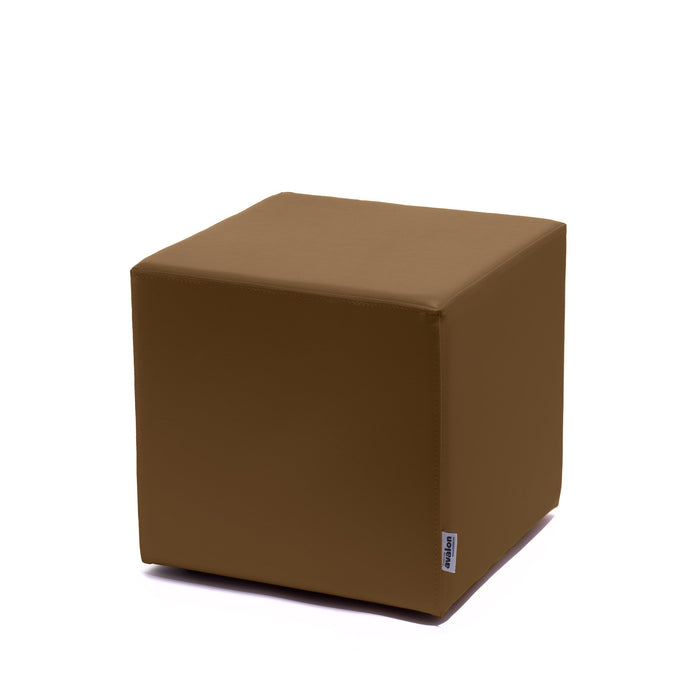Avalon Pouf Rigido Cubo Similpelle Mamba Trendy Classe 1-IM Ignifugo per Interno ed Esterno. Dim: Larg. 45 cm X Prof. 45 cm X Alt. 43 cm