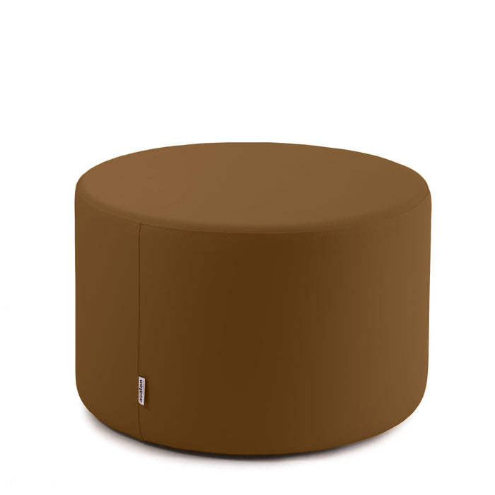Avalon Tavolino Pouf Rigido Cilindro Similpelle Mamba Trendy Classe 1-IM Ignifugo per Interno ed Esterno. Dim: Ø70 cm X H40 cm