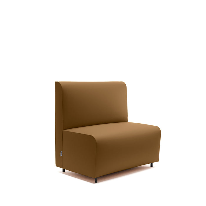 Divanetto Essence 2 posti per Ristoranti in finta pelle Mamba Dim 100x62xH88