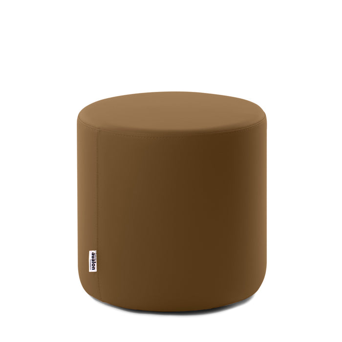 Avalon Tavolino Pouf Rigido Cilindro Similpelle Mamba Trendy Classe 1-IM Ignifugo per Interno ed Esterno. Dim: Ø45 cm X H40 cm