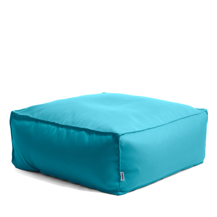 Pouf Deluz Avalon  in tessuto Tropical per esterno. Dim: 98x98x40 cm