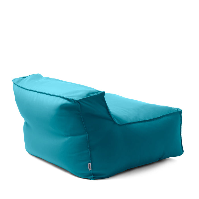 Pouf poltrona 1 posto Deluz Avalon in tessuto Tropical per esterno. Dim: 98x98x65 cm