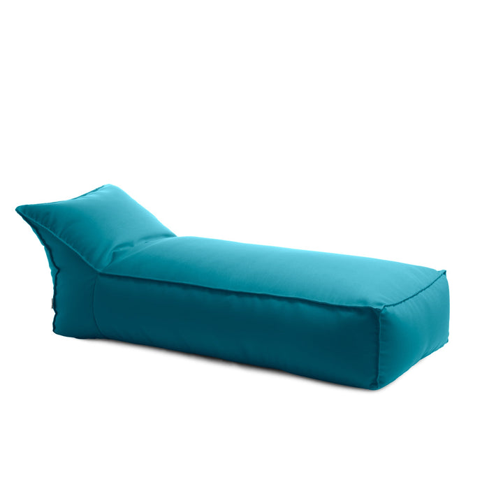 Pouf Lettino Badd L Avalon in tessuto Tropical per esterno. Dim: 70x160 cm