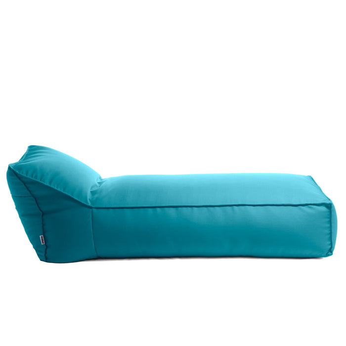 Pouf Lettino Badd L Avalon in tessuto Tropical per esterno. Dim: 70x160 cm