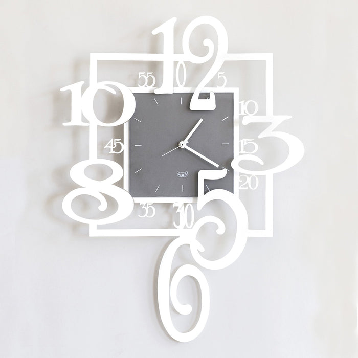 Amos - Orologio a pendolo quadrato - Arti e Mestieri