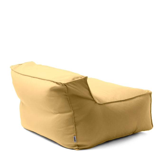 Pouf poltrona 1 posto Deluz Avalon in tessuto Tropical per esterno. Dim: 98x98x65 cm