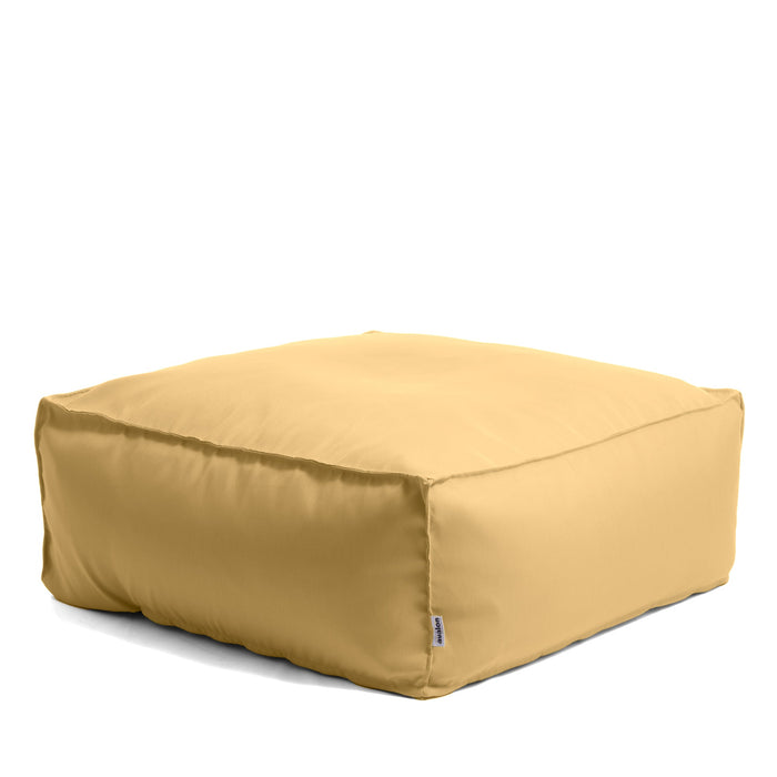 Pouf Deluz Avalon  in tessuto Tropical per esterno. Dim: 98x98x40 cm