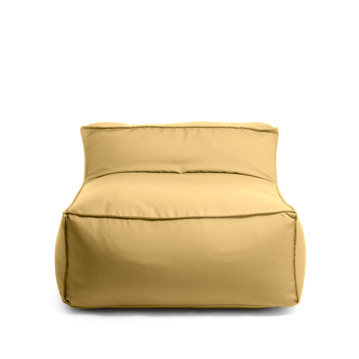 Pouf poltrona 1 posto Deluz Avalon in tessuto Tropical per esterno. Dim: 98x98x65 cm