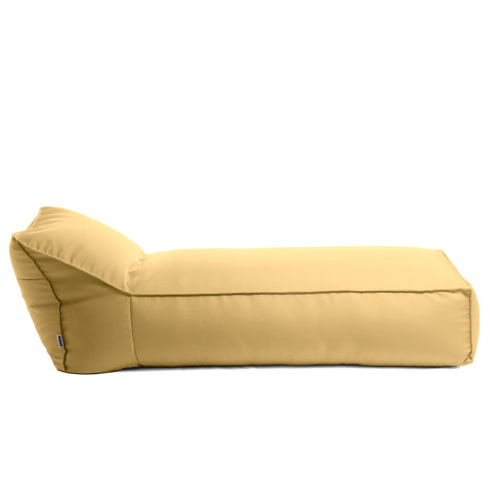 Pouf Lettino Badd L Avalon in tessuto Tropical per esterno. Dim: 70x160 cm