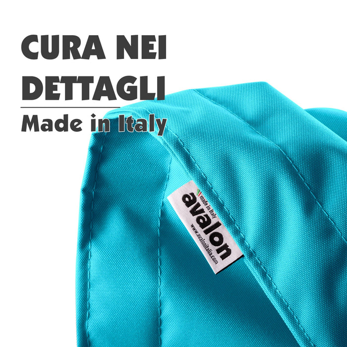 Pouf Cuscino Thin gigante sacca vuota in tessuto antistrappo impermeabile Jive per interno dim.200x140cm