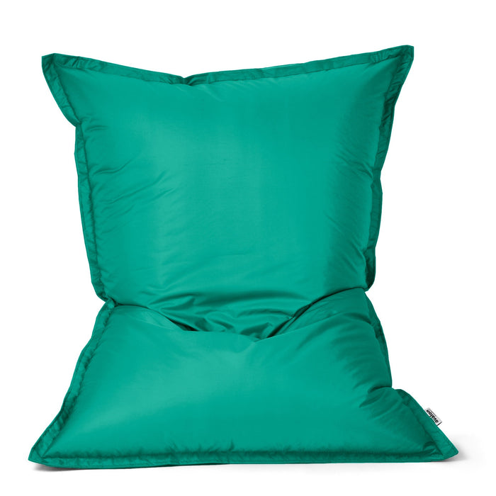 Pouf Cuscino Thin medio sacca vuota in tessuto antistrappo impermeabile Jive per interno dim.135x90 cm