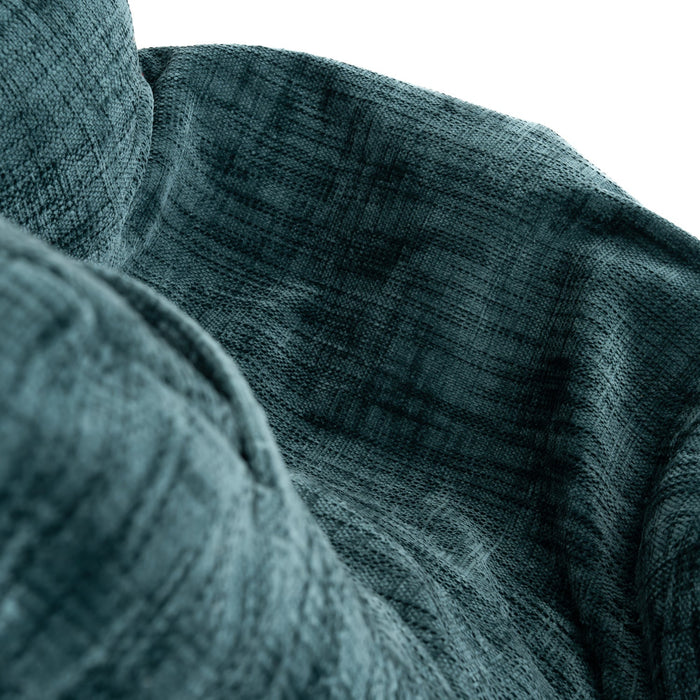 Pouf Poltrona Sacco Super Gigante XXL Ploof Avalon in tessuto Antimacchia Cannet per interno dim. Ø105 x H115 cm