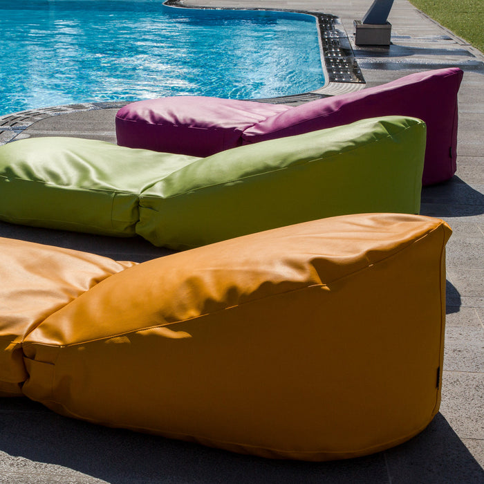 Avalon Pouf Poltrona/Letto Double Mamba in ecopelle Imbottito Made in Italy dim:  95X75 cm