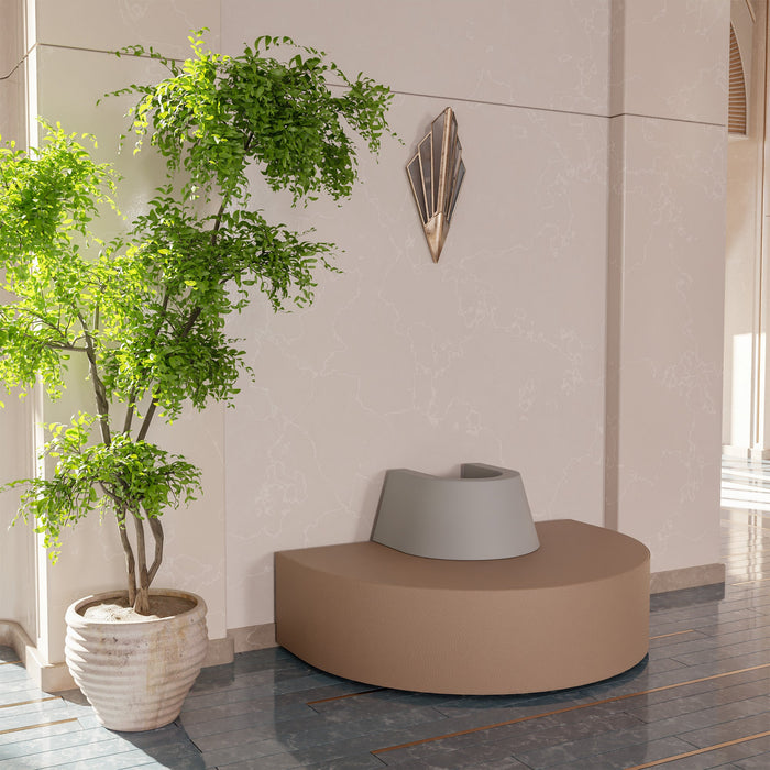 Pouf Magnetica Avalon in Ecopelle Mamba Trendy Classe 1-IM Ignifugo per Interno ed Esterno. Dim: Larg. 150 cm X Prof. 100 X H70 cm