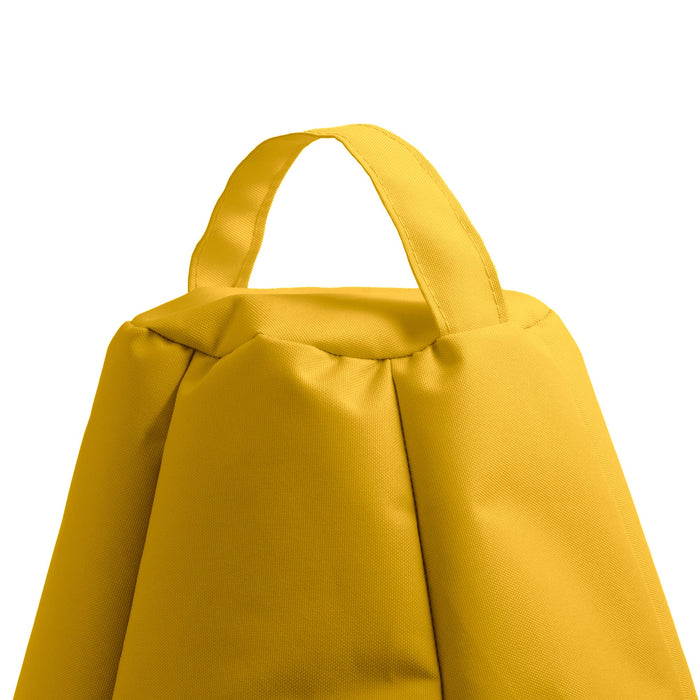 Pouf Poltrona Sacco Pera con tasca portaoggetti, Sfoderabile con Sacca interna, in tessuto Jive Antistrappo, Impermeabile, Dim. 70x130 cm