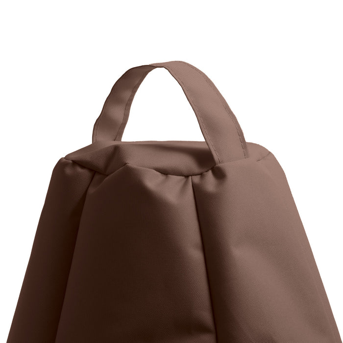 Pouf Poltrona Sacco Pera con tasca portaoggetti, Sfoderabile con Sacca interna, in tessuto Jive Antistrappo, Impermeabile, Dim. 70x130 cm