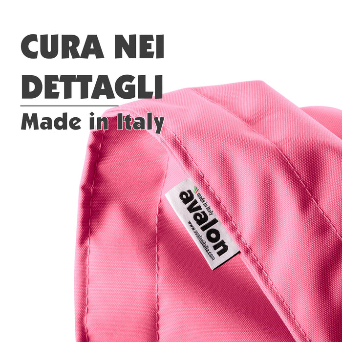 Pouf poltrona Cuscino Thin gigante Jive Imbottito in tessuto antistrappo impermeabile per interno dim.140x200 cm
