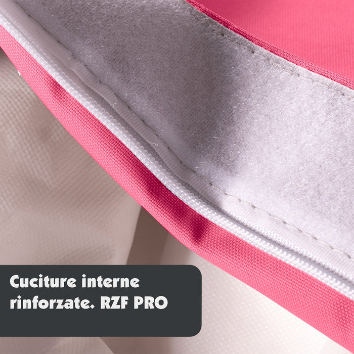 Pouf Cuscino Thin medio sacca vuota in tessuto antistrappo impermeabile Jive per interno dim.135x90 cm