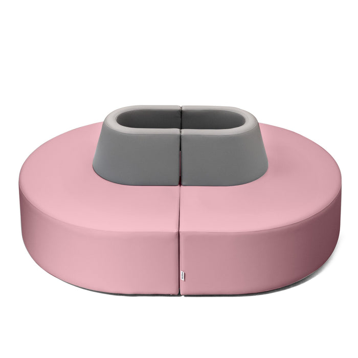 Pouf Magnetica Avalon in Ecopelle Mamba Trendy Classe 1-IM Ignifugo per Interno ed Esterno. Dim: Larg. 150 cm X Prof. 100 X H70 cm