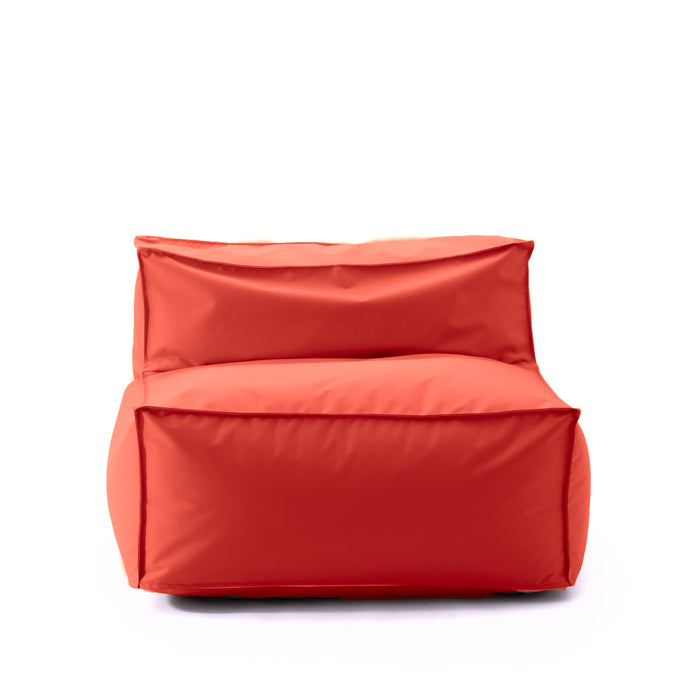 Pouf poltrona 1 posto Deluz per esterno in tessuto poliestere Samba dim: 98x98x65 cm