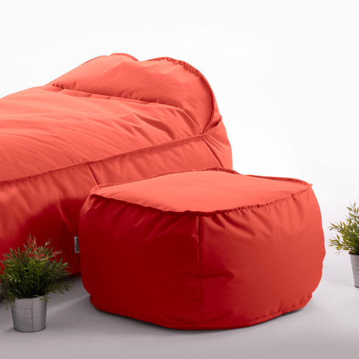 Pouf Poltrona Park Per Esterno In Tessuto Poliestere Samba Dim:65x65x40 Cm