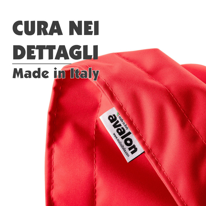 Pouf Cuscino Thin gigante sacca vuota in tessuto antistrappo impermeabile Jive per interno dim.200x140cm