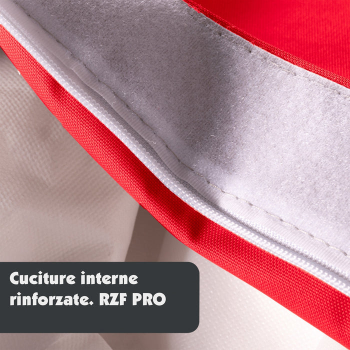 Pouf Cuscino Thin gigante sacca vuota in tessuto antistrappo impermeabile Jive per interno dim.200x140cm